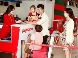 Hướng dẫn làm thủ tục đi máy bay Vietjet